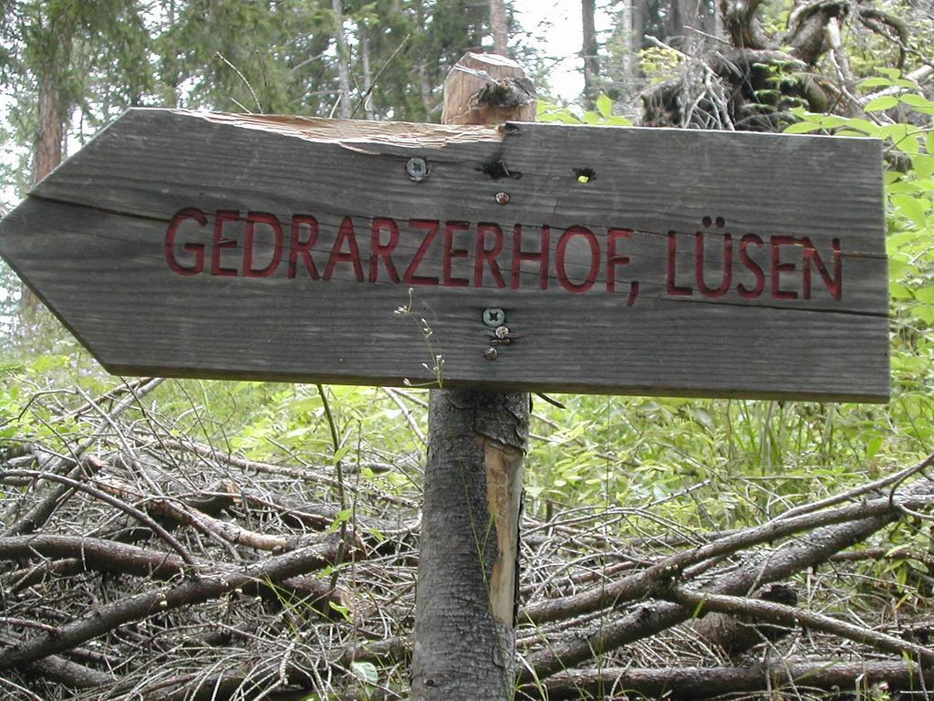Gedrarzerhof Lejlighed Luson Eksteriør billede